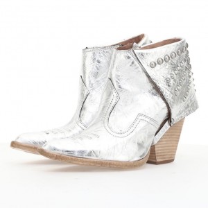 A.S.98 Blondie Ankle boots Dam Silver | SE-AG0375164