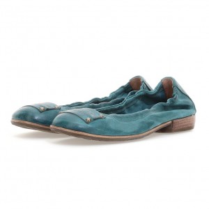 A.S.98 Zula flat shoes Dam Gröna | SE-UQ6134789