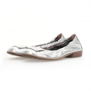 A.S.98 Zula flat shoes Dam Silver | SE-WH1536824