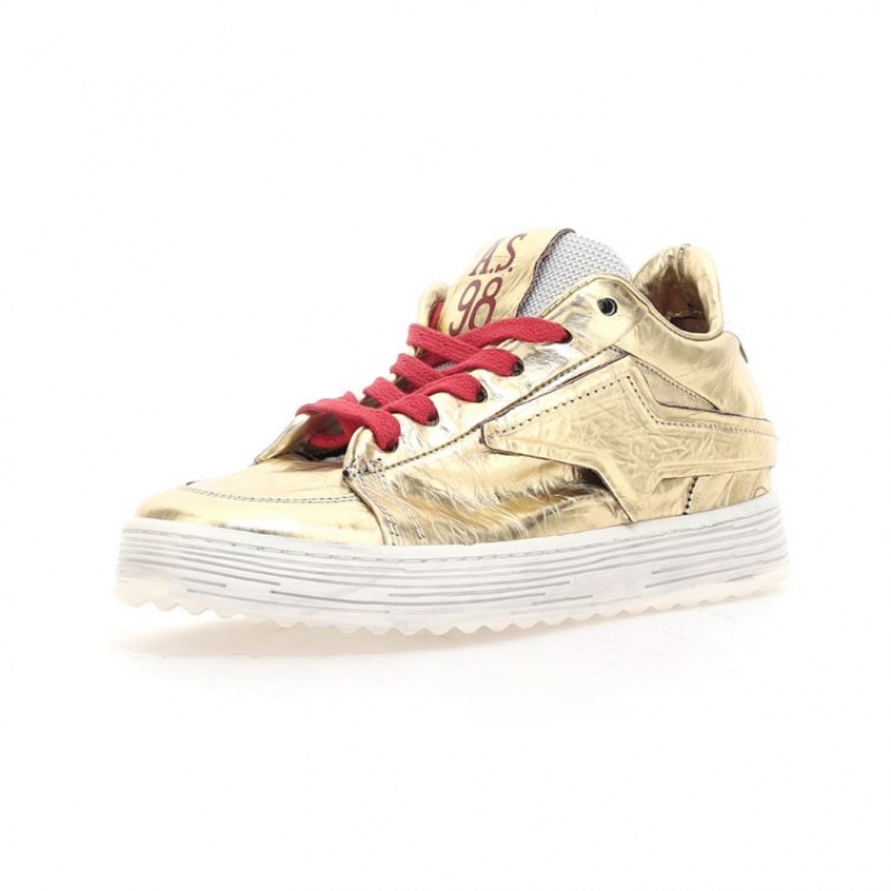 A.S.98 Adria Sneakers Dam Guld | SE-RH1428095