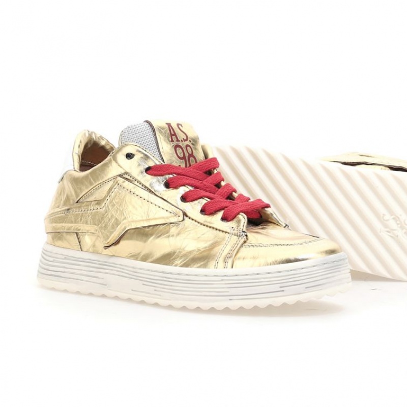 A.S.98 Adria Sneakers Dam Guld | SE-RH1428095