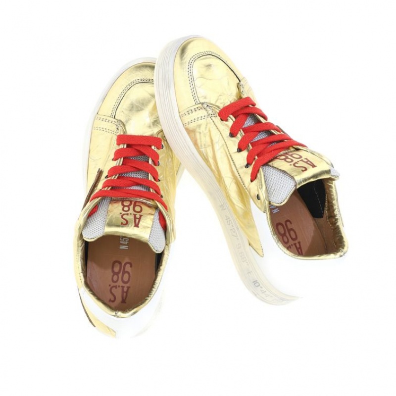 A.S.98 Adria Sneakers Dam Guld | SE-RH1428095