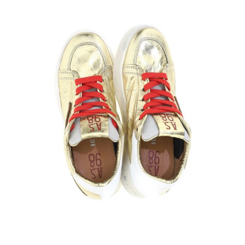 A.S.98 Adria Sneakers Dam Guld | SE-RH1428095