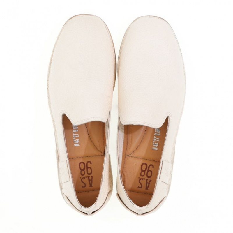 A.S.98 Alberic flat shoes Herr Beige | SE-WB6802415