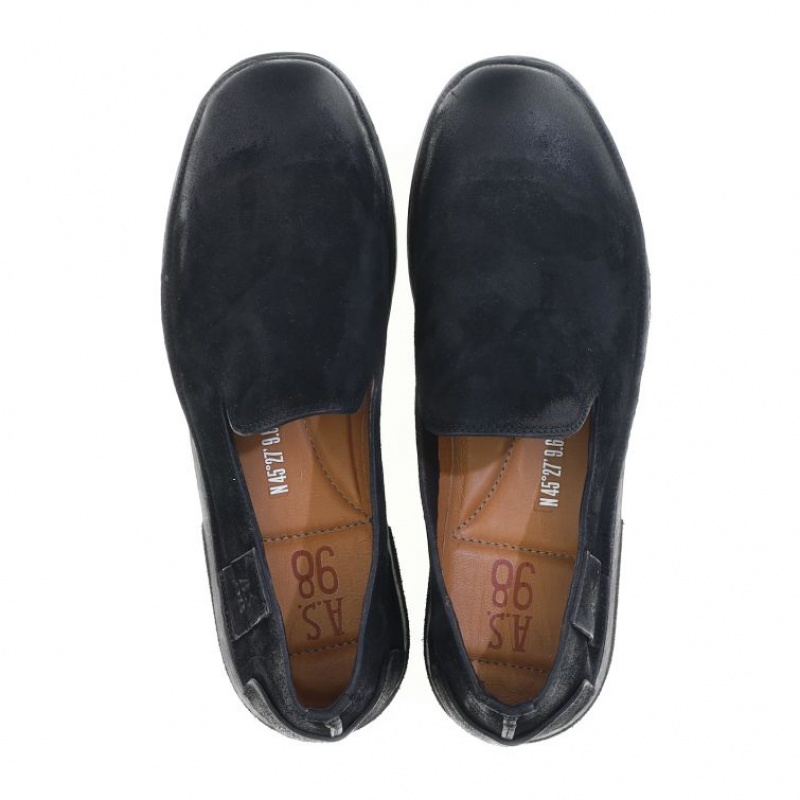 A.S.98 Alberic flat shoes Herr Svarta | SE-WU4512790