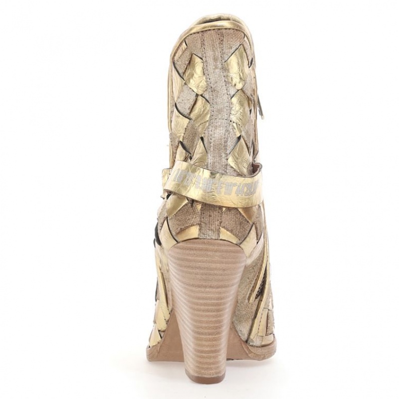 A.S.98 Bette Ankle boots Dam Guld | SE-AV5638029