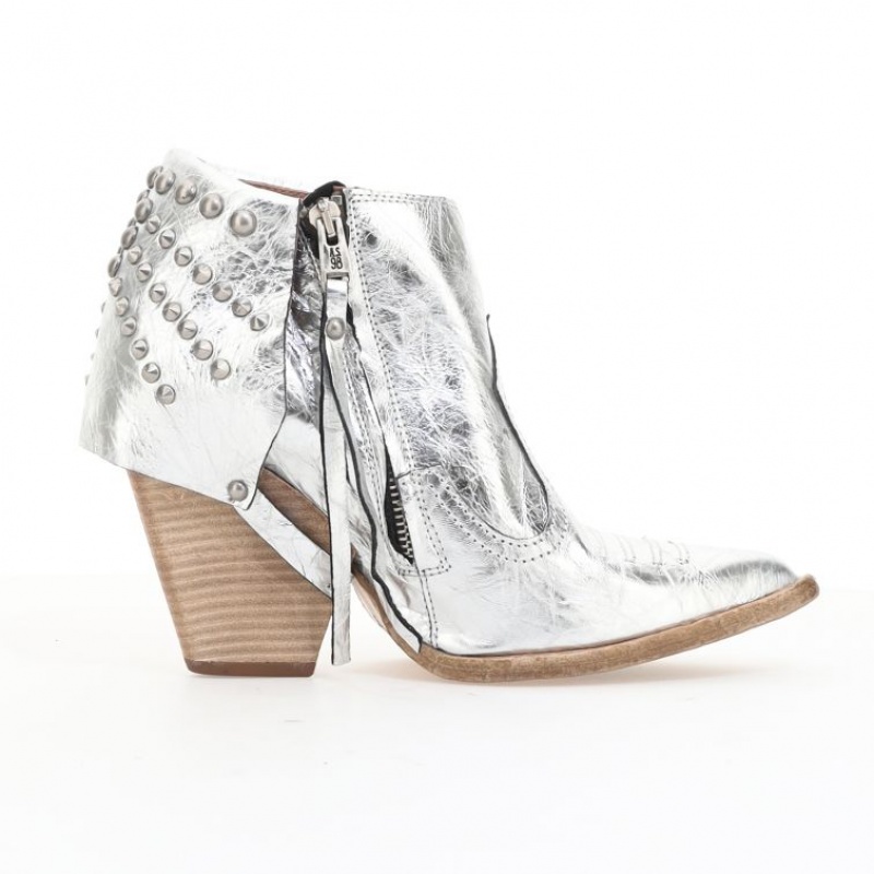 A.S.98 Blondie Ankle boots Dam Silver | SE-AG0375164