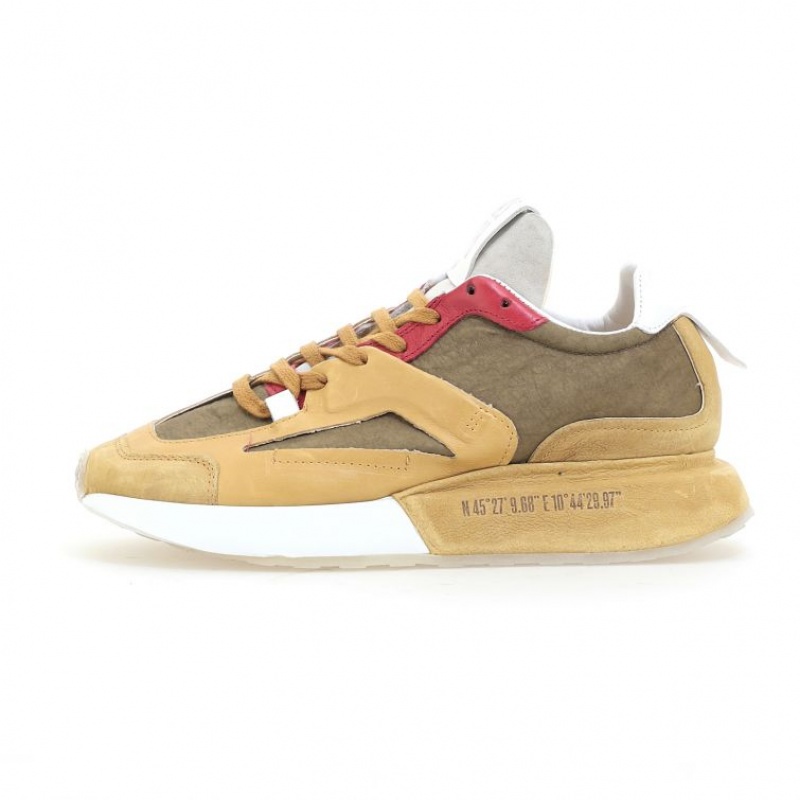 A.S.98 Franklyn Sneakers Herr Khaki | SE-EG8536297