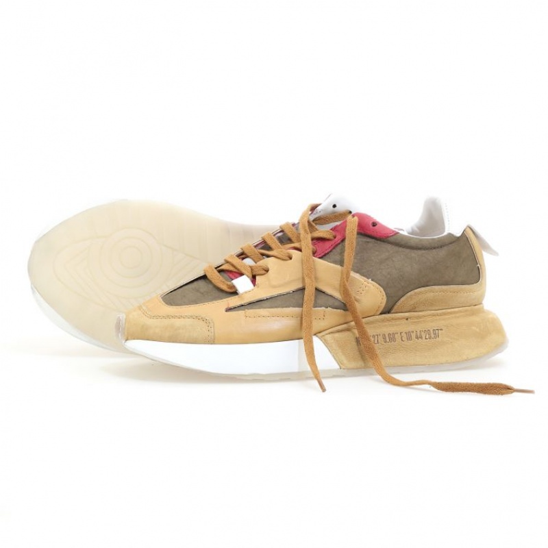 A.S.98 Franklyn Sneakers Herr Khaki | SE-EG8536297