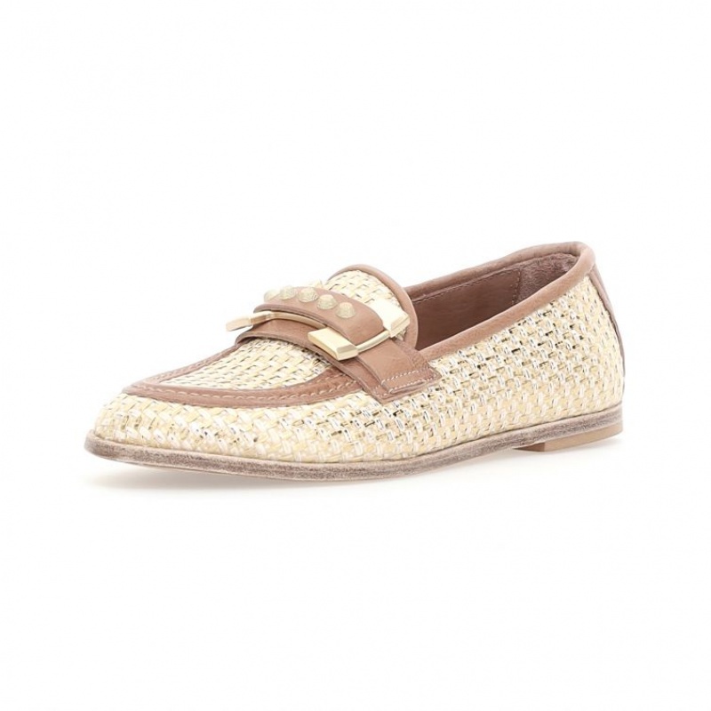 A.S.98 Janele flat shoes Dam Guld | SE-VT3458210