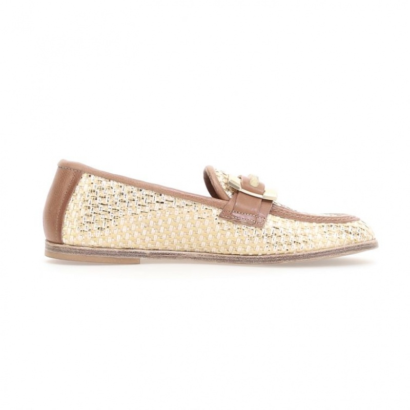 A.S.98 Janele flat shoes Dam Guld | SE-VT3458210