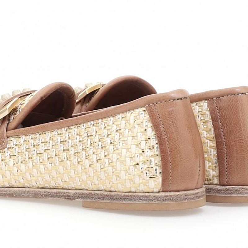 A.S.98 Janele flat shoes Dam Guld | SE-VT3458210