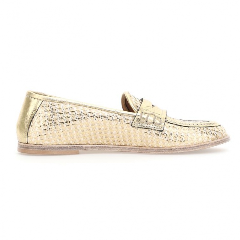 A.S.98 Janene flat shoes Dam Guld | SE-MT1402867