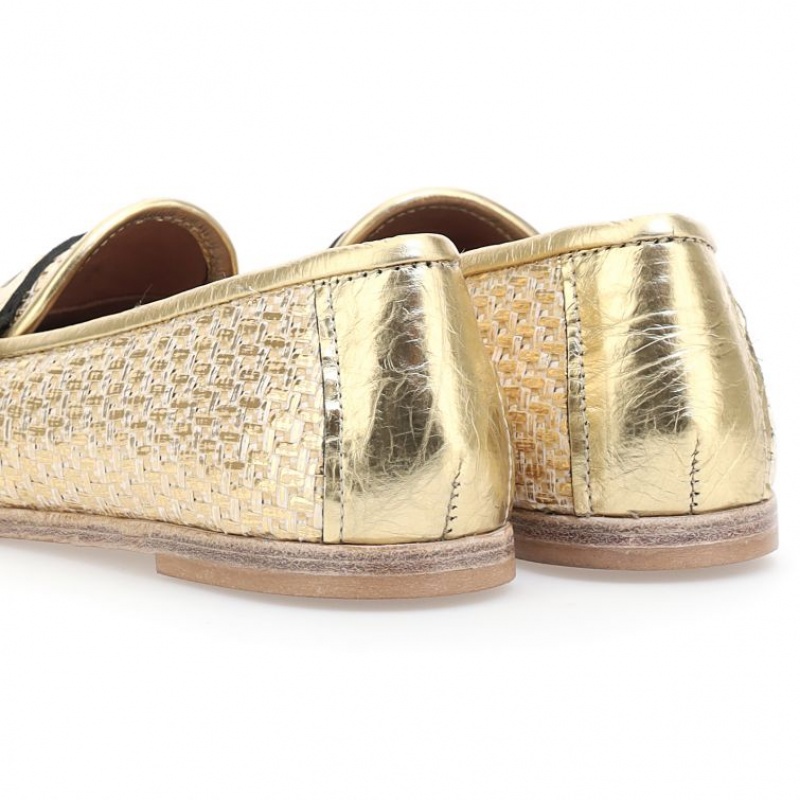 A.S.98 Janene flat shoes Dam Guld | SE-MT1402867