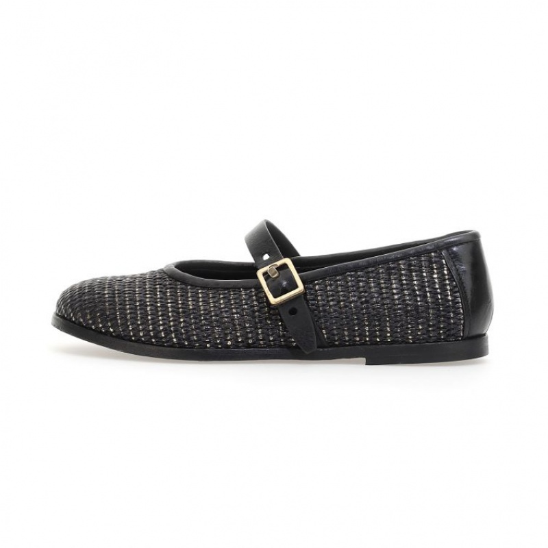 A.S.98 Janet flat shoes Dam Svarta | SE-AZ4096253