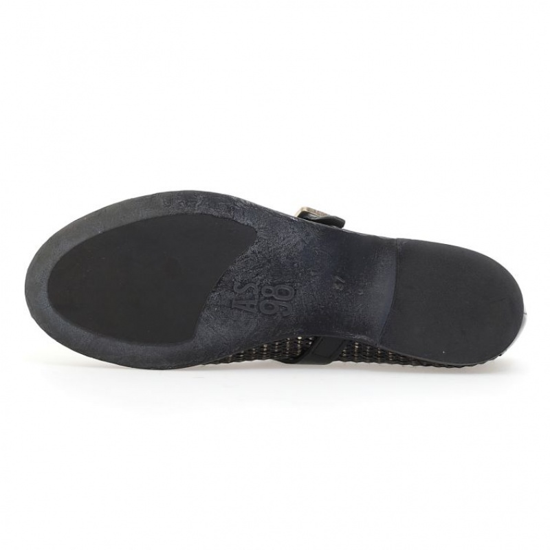 A.S.98 Janet flat shoes Dam Svarta | SE-AZ4096253