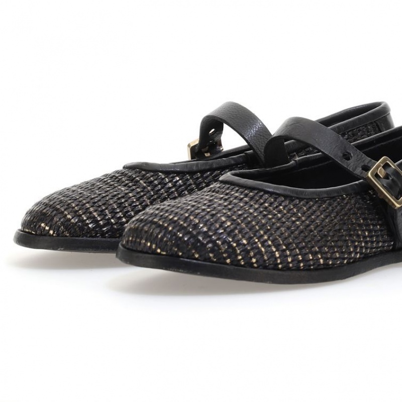 A.S.98 Janet flat shoes Dam Svarta | SE-AZ4096253