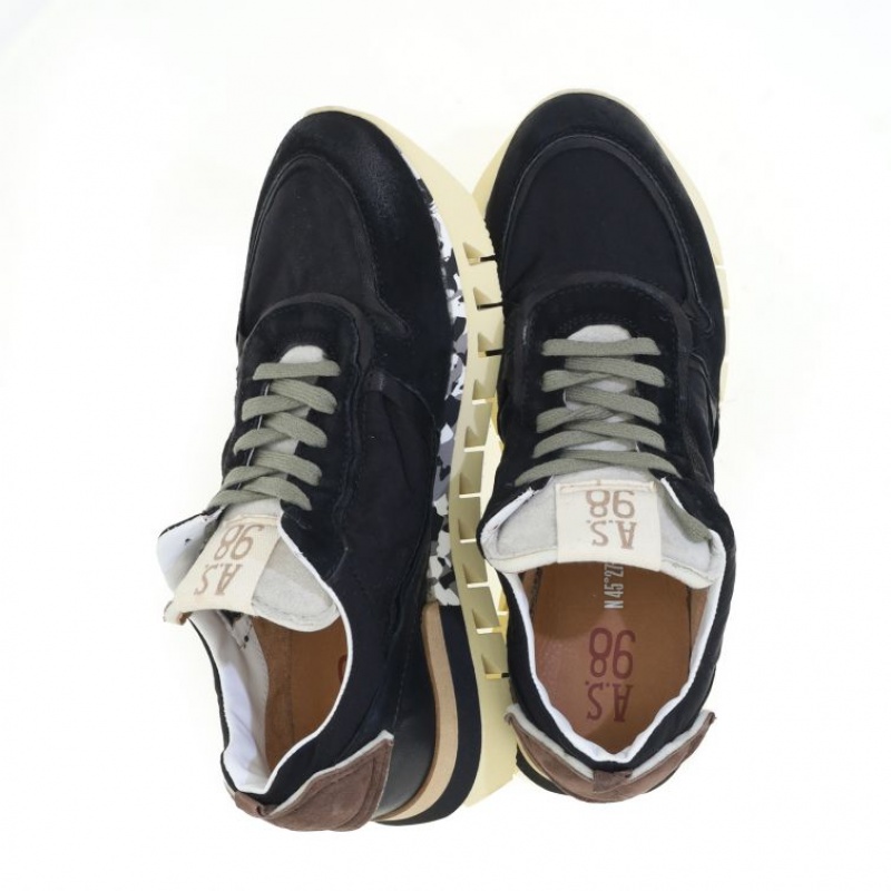 A.S.98 Julian Sneakers Herr Svarta | SE-XC0891657