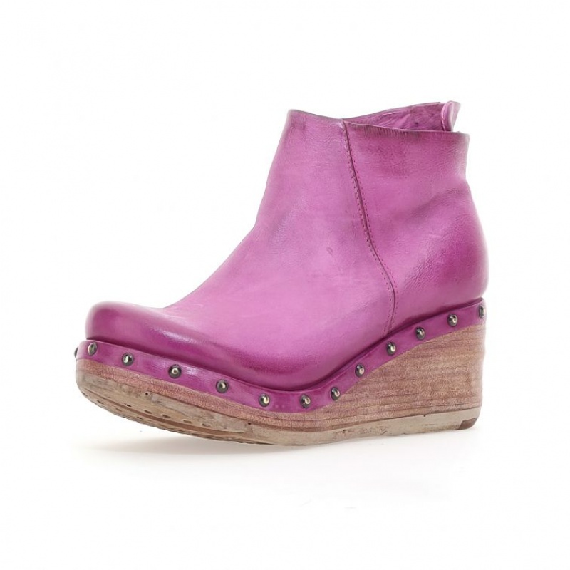 A.S.98 Pancras Ankle boots Dam Fuchsia | SE-BF1596047