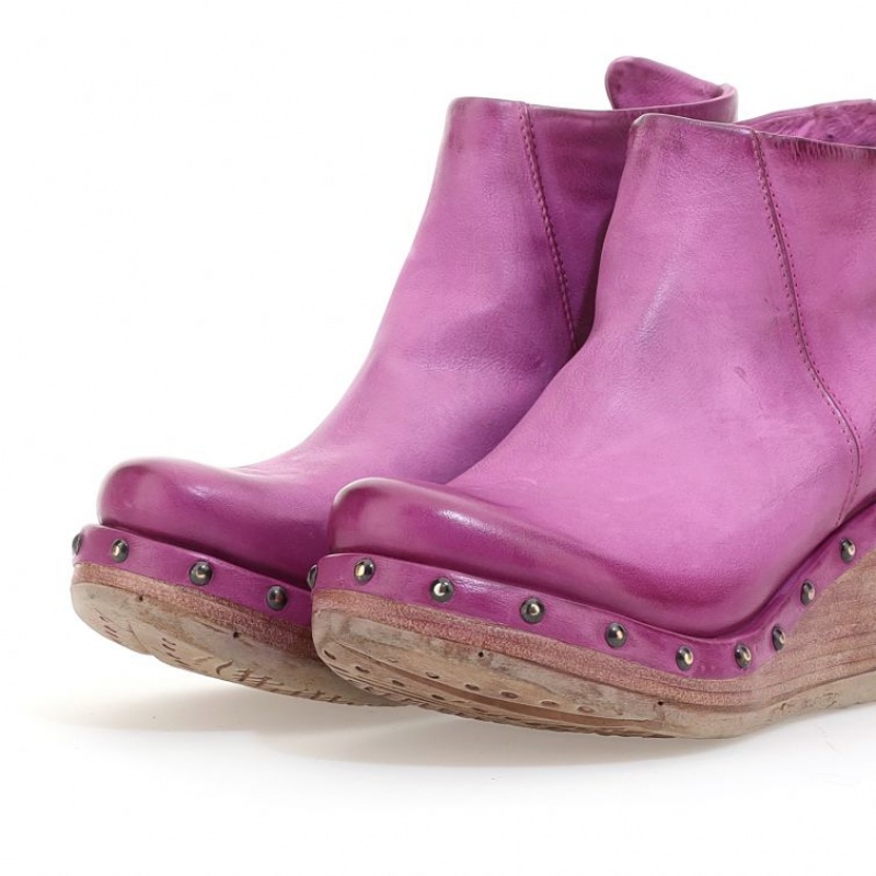 A.S.98 Pancras Ankle boots Dam Fuchsia | SE-BF1596047