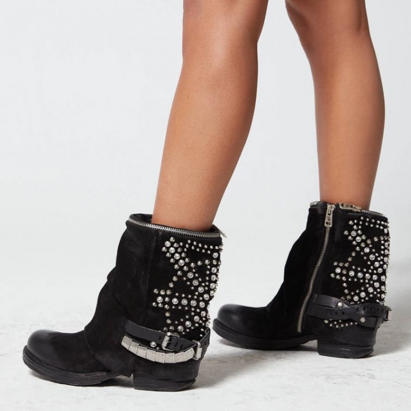 A.S.98 Saint-Shine Ankle boots Dam Svarta | SE-TQ8423150