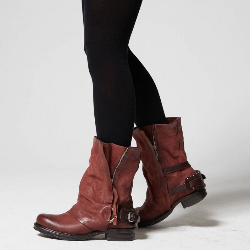 A.S.98 Saintec 259214 Ankle boots Dam Röda | SE-RY5027649