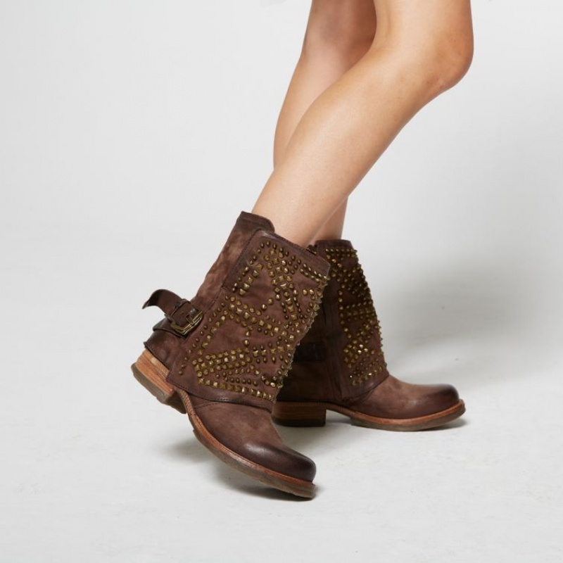 A.S.98 Shana Ankle boots Dam Choklad | SE-VX8459172