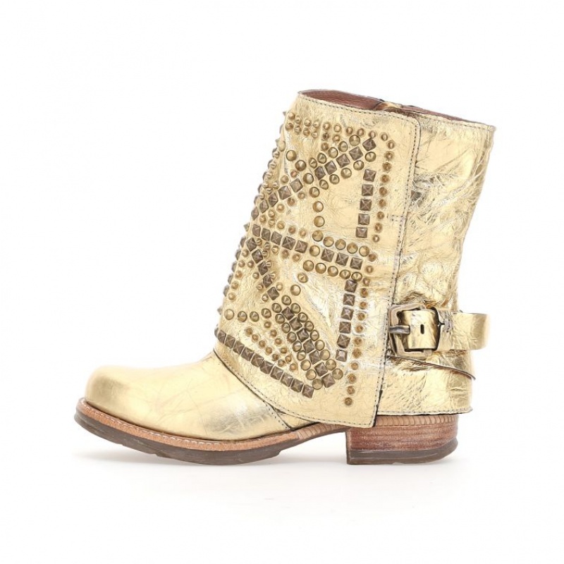 A.S.98 Shana Ankle boots Dam Guld | SE-ZC7149856