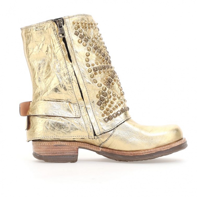 A.S.98 Shana Ankle boots Dam Guld | SE-ZC7149856