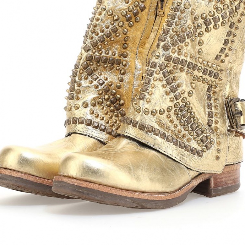 A.S.98 Shana Ankle boots Dam Guld | SE-ZC7149856