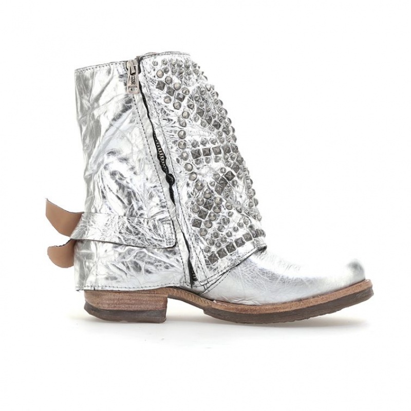 A.S.98 Shana Ankle boots Dam Silver | SE-BD0684273