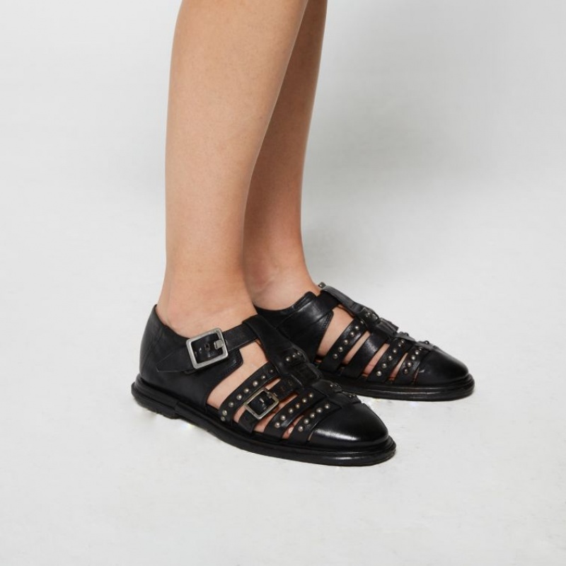 A.S.98 Tacita flat shoes Dam Svarta | SE-MX7684520