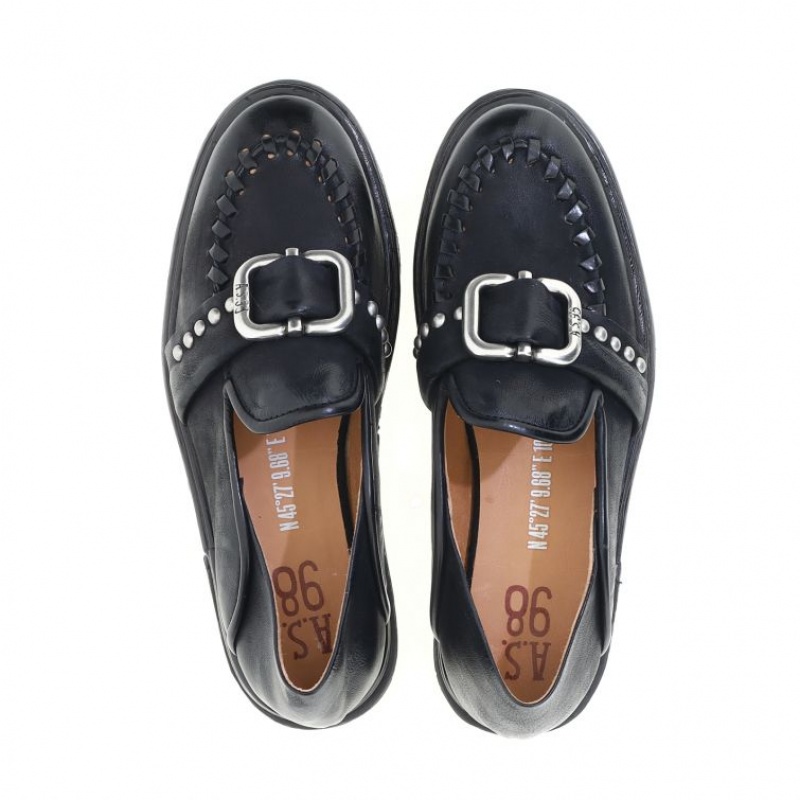 A.S.98 Tamika flat shoes Dam Svarta | SE-VM8647501