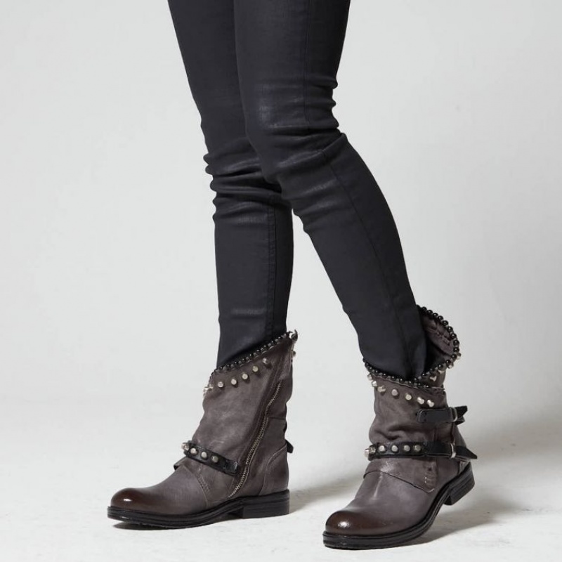 A.S.98 Verti 207239 Ankle boots Dam Grå | SE-MQ9674201