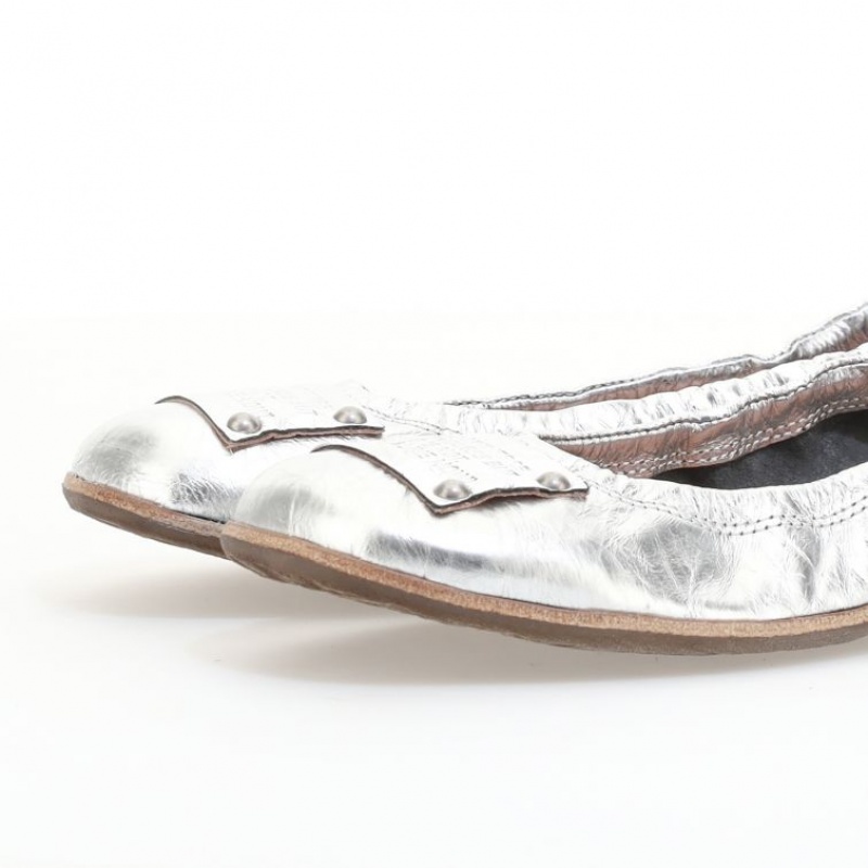 A.S.98 Zula flat shoes Dam Silver | SE-WH1536824