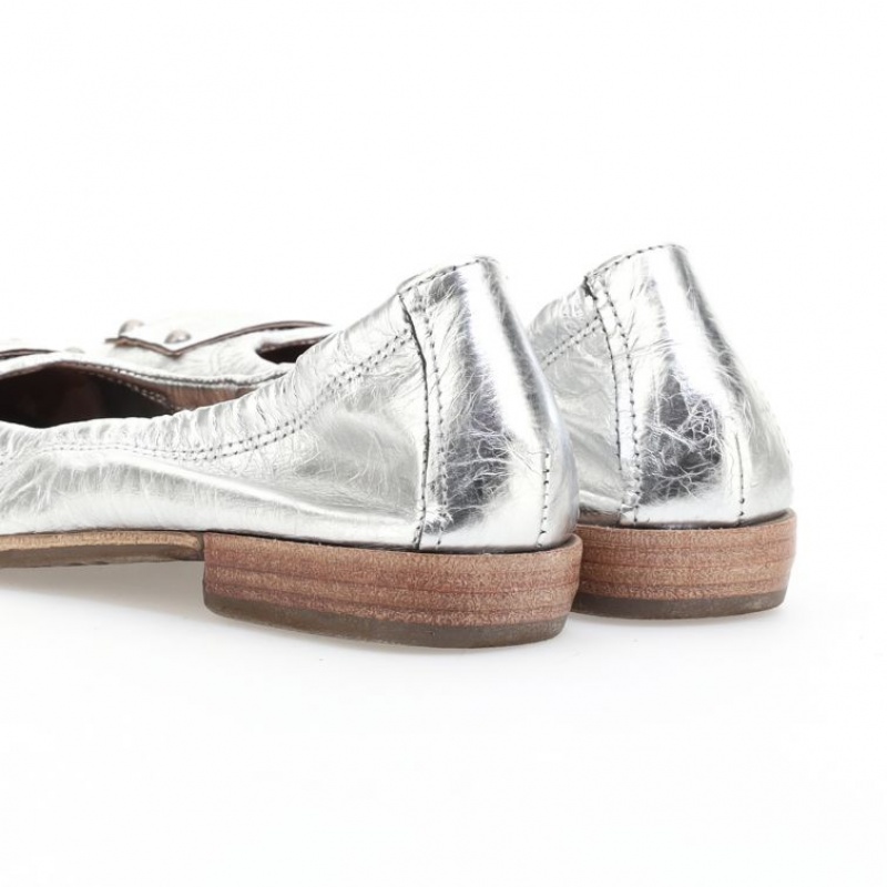 A.S.98 Zula flat shoes Dam Silver | SE-WH1536824